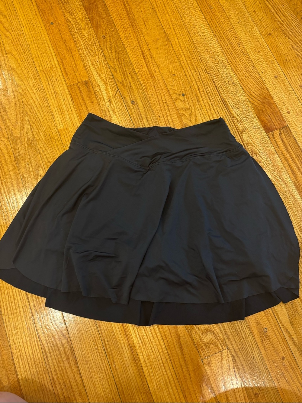 Women’s Black Flowy A-Line Active Skort